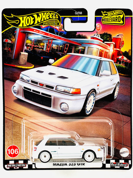HE HotWheels Premium Boulevard #106 Mazda 323 GTR