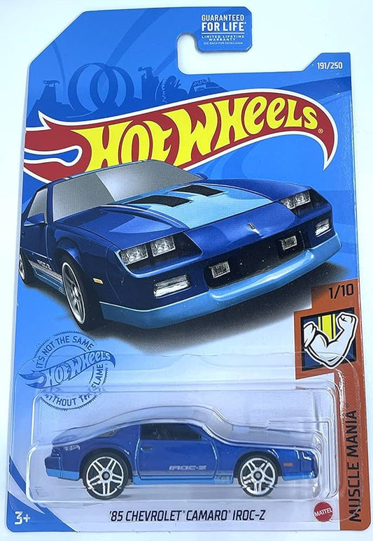 HotWheels Muscle Mania ‘85 Chevrolet Camaro Iroc-Z (Blue)