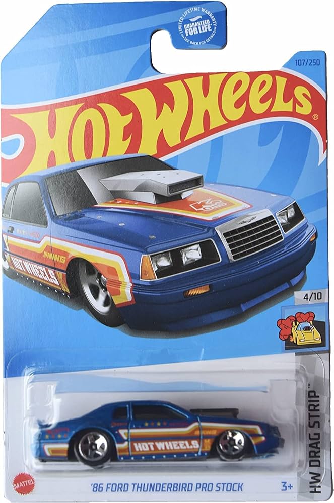 HotWheels HW Drag Strip ‘86 Ford Thunderbird Pro Stock