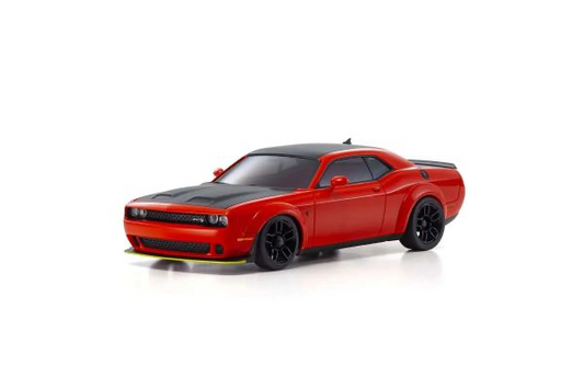 Kyosho ASC MA020W DODGE CHALLENGER SRT HELLCAT REDEYE Tor-Red