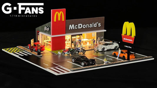710033 HE G-Fans Miniatures 1/64 Small McDonald’s