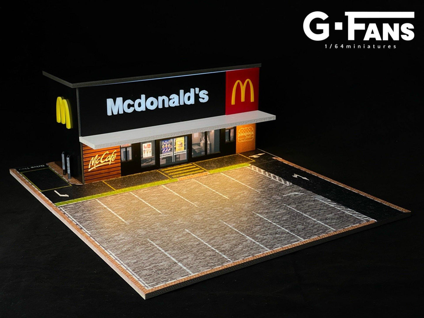 710013 HE G-Fans Miniatures 1/64 Large McDonald’s