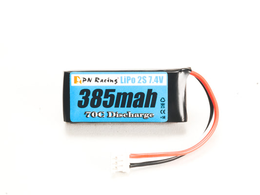 700385 PN Racing V3 LiPo 2S 7.4V 385mah 70C Battery