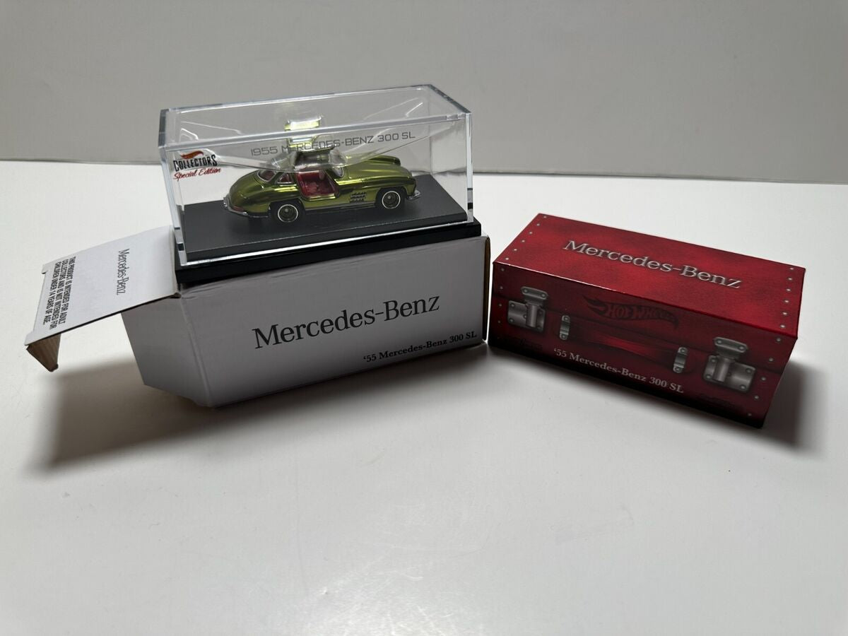 HE HotWheels Collectors Special edition ‘55 Mercedes-Benz 300 SL Green