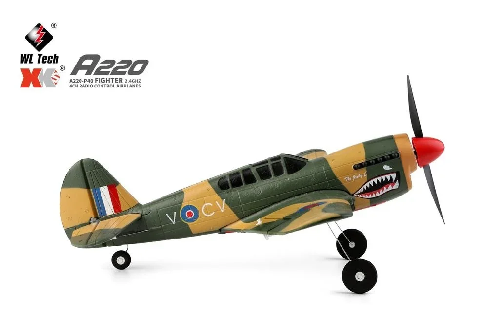 RP A220 3D/6G 4CH R/C P40 FIGHTER BRUSHED