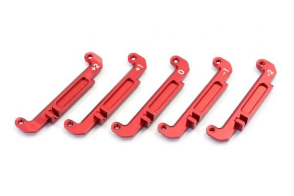 Kyosho MBW027RB Setting Steering Plate Set (Red)