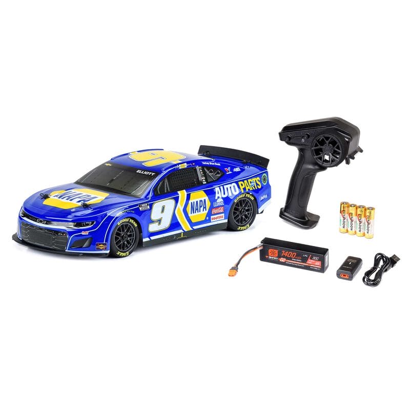 LOS1122409 1/12 Losi NASCAR AWD RC Racecar, Chase Elliott No. 9 NAPA 2024 Chevrolet ZL1 Camaro