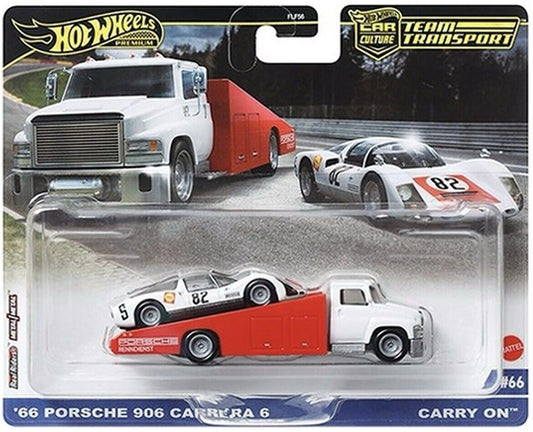 HE HotWheels Team Transporter ‘66 Porsche 906 Carrera 6 Carry on