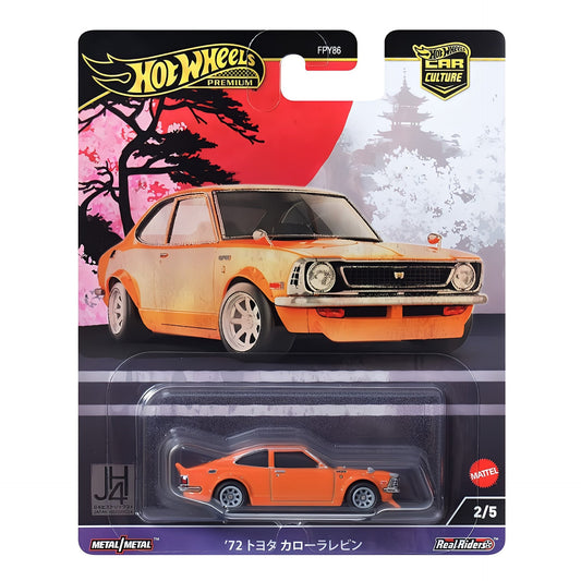 HE Hotwheels Premium Car Culture ‘72 Toyota Corolla Levin