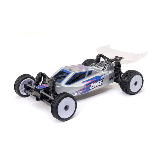 LOS00007T2 1/24 Micro-B 2WD Buggy RTR, Silver