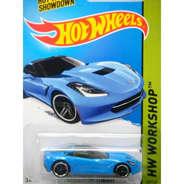 HE Hotwheels HW Workshop 2014 Corvette Stingray (Short Card)
