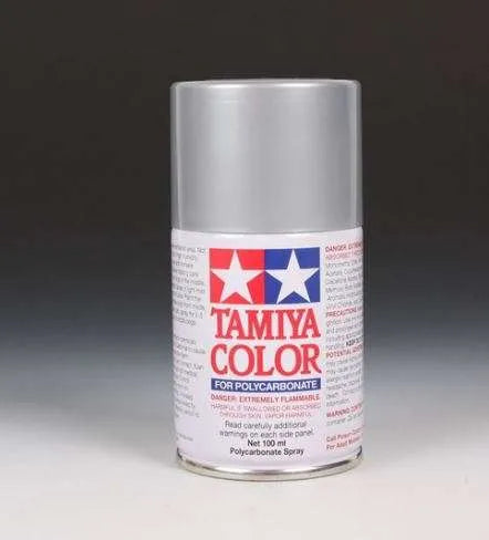 PS-48 Tamiya Spray Paint Semi-Gloss Silver Anodized Aluminium