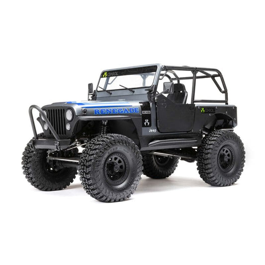 1/10 SCX10 III Jeep CJ-7 4WD Brushed RTR, Silver