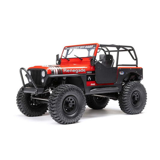 1/10 SCX10 III Jeep CJ-7 4WD Brushed RTR, Red