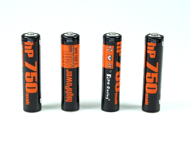 HP750 PN Racing High Power 750mah Ni-MH Rechargeable AAA Battery (4pcs)