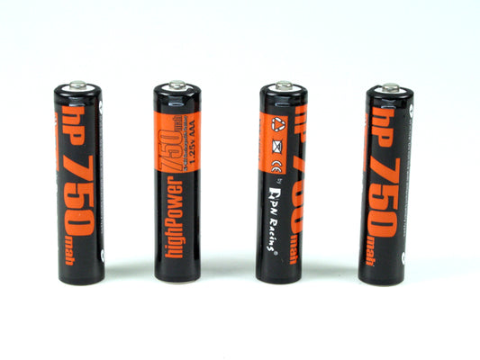 HP750 PN Racing High Power 750mah Ni-MH Rechargeable AAA Battery (4pcs)