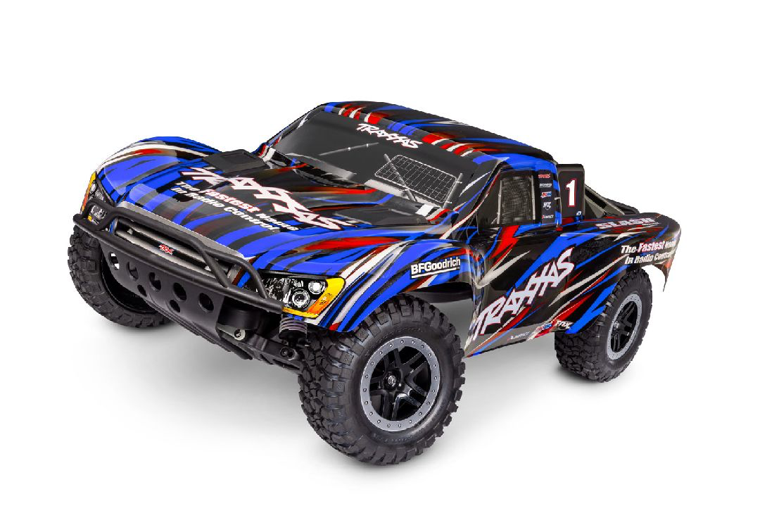 Traxxas 1/10 Slash 2WD, BL-2s HD Brushless, Clipless - Blue