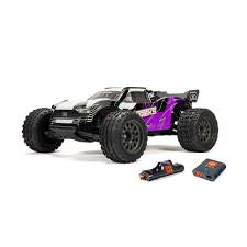 ARA3205ST2 1/10 VORTEKS MEGA 550 Brushed 2WD Stadium Truck RTR with Battery & Charger, Purple