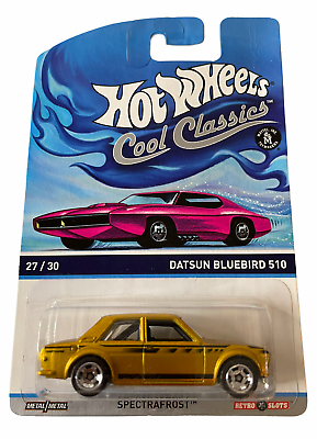 HE HotWheels Cool Classics Datsun Blue Bird 510 Spectrafrost