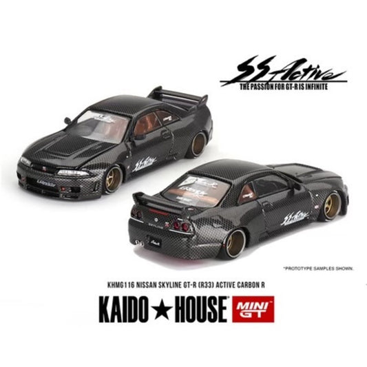 Kaido House //116 Nissan Skyline GT-R (R33) Active Carbon R V1 KHMG116