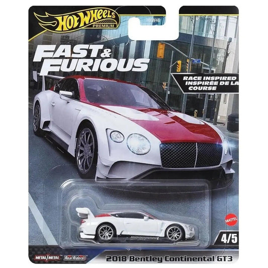 HE HotWheels Premium Fast And Furious 2018 Bentley Continental GT3