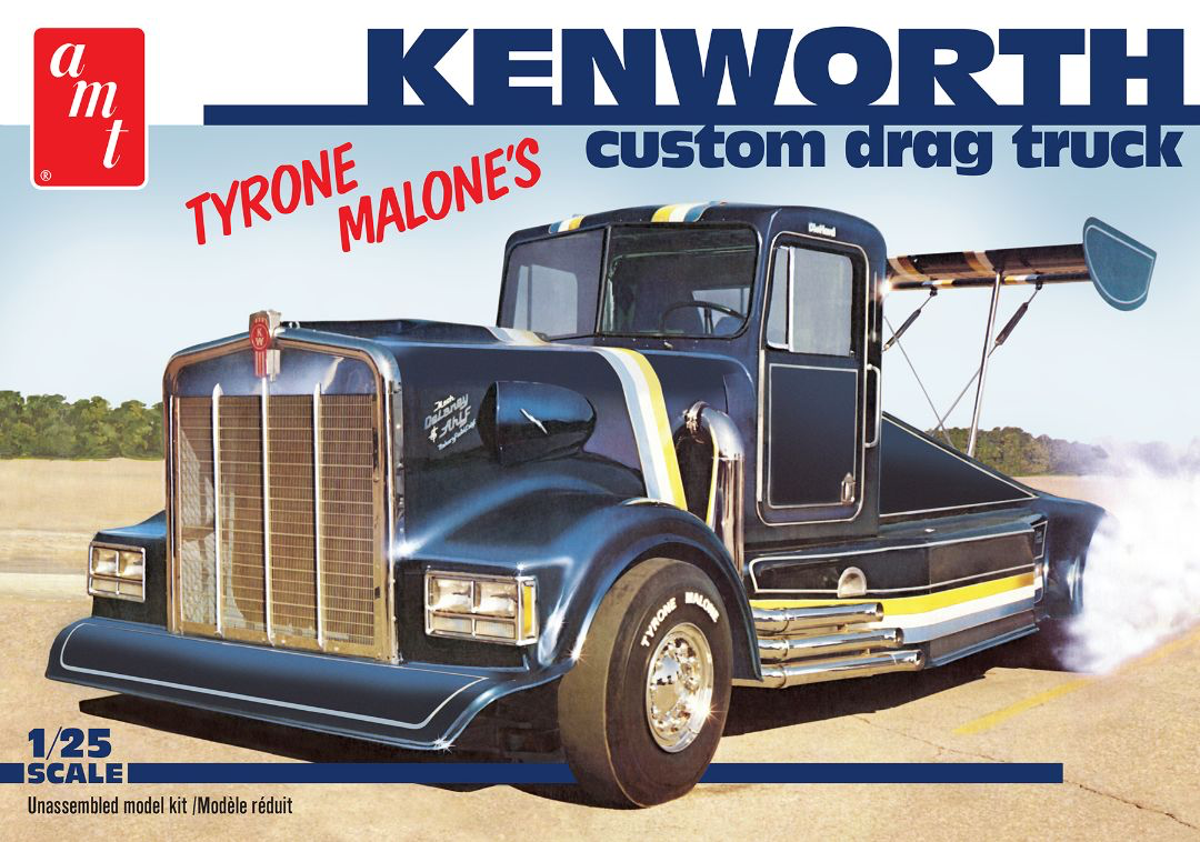 AMT1157/06 AMT Kenworth Custom Drag Truck (Tyrone Malone) 1/25 Model Kit