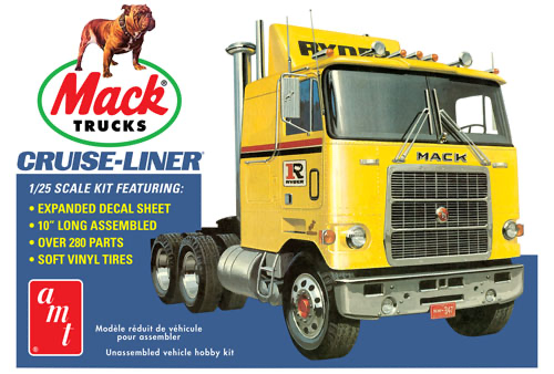 AMT1062/06 AMT 1/25 Mack Cruise-Liner Semi Tractor Model Kit (Level 3)