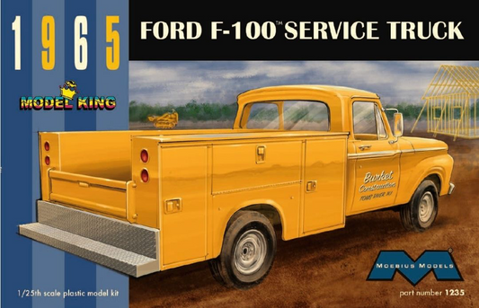 MOE1235 Moebius 1965 Ford F-100 Service Truck 1/25 Model Kit