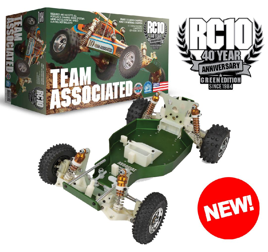 ASC6010 Team Associated 1/10 RC10 Green Masters 60th 2wd Kit