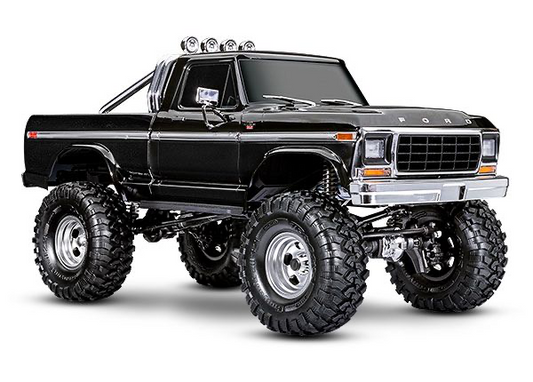 TRA92046-4BLACK Traxxas 1/10 TRX-4 Ford F-150 Ranger XLT HT 4x4 RTR - Black