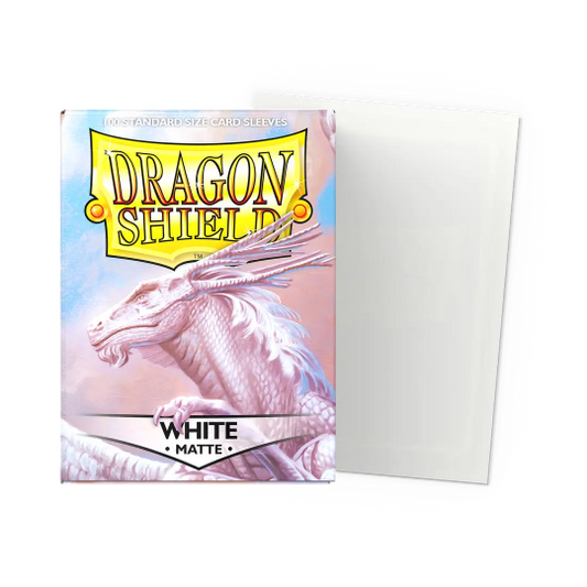 AT-11005 Dragon Shield White - Matte Sleeves - Standard Size