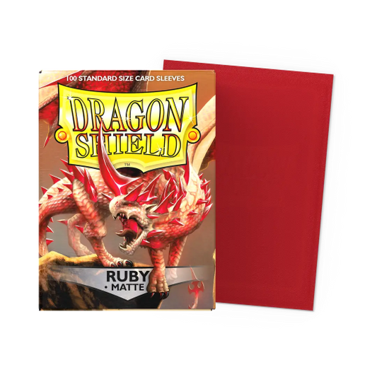 AT-11037 Dragon Shield Ruby - Matte Sleeves - Standard Size