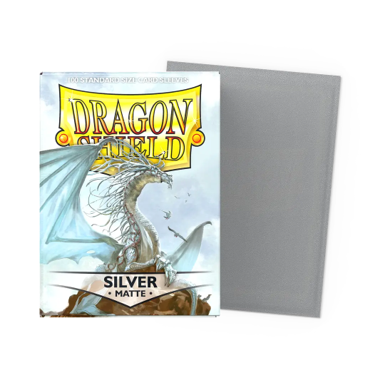 AT-11008 Dragon Shield Silver - Matte Sleeves - Standard Size