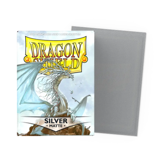 AT-11008 Dragon Shield Silver - Matte Sleeves - Standard Size