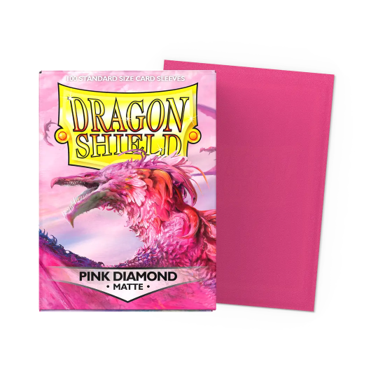 AT-11039 Dragon Shield Pink Diamond - Matte Sleeves - Standard Size