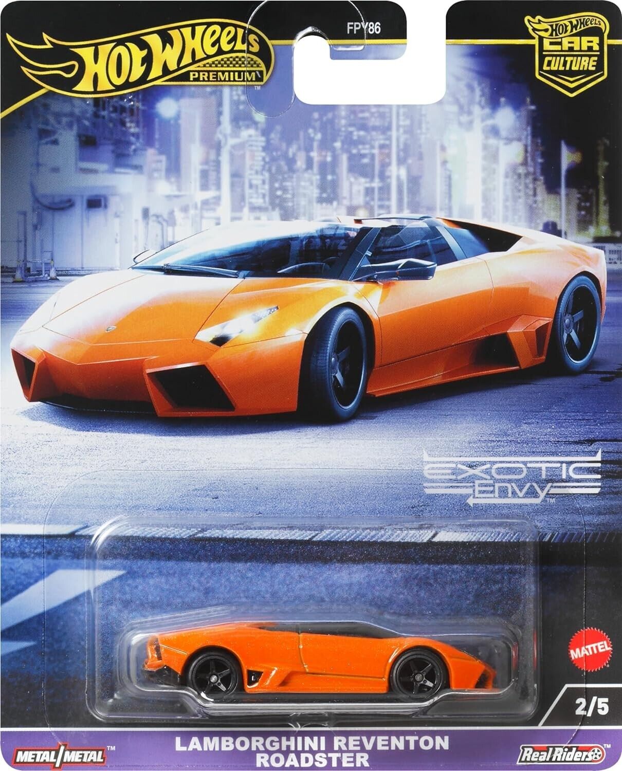 HE HotWheels Premium Exotic Envy Lamborghini Reventon Roadster