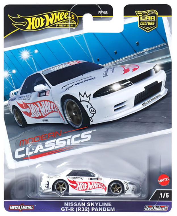 HE HotWheels Premium Modern Classics Nissan Skyline GT-R (R32) Pandem