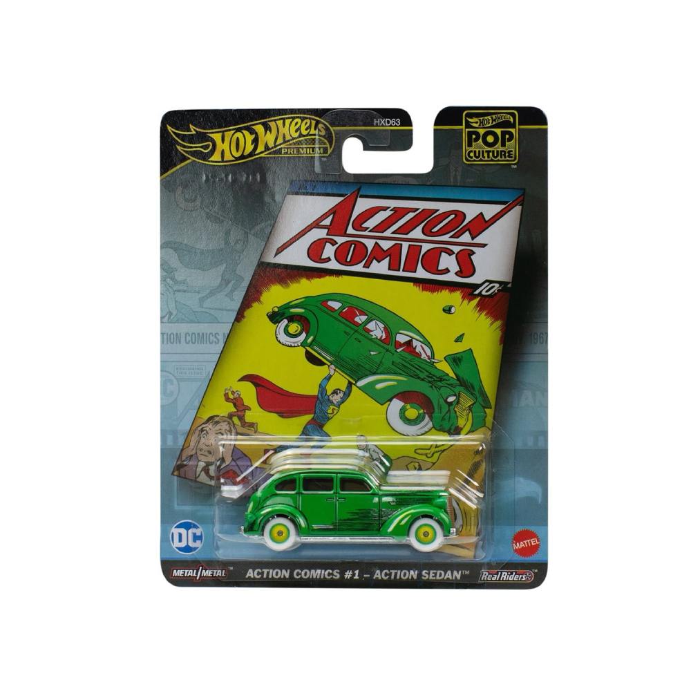 HE HotWheels Premium Pop Culture Action Comics #1 - Action Sedan