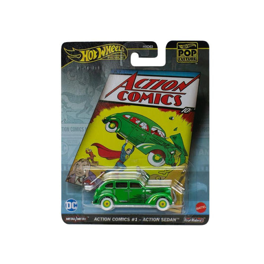 HE HotWheels Premium Pop Culture Action Comics #1 - Action Sedan