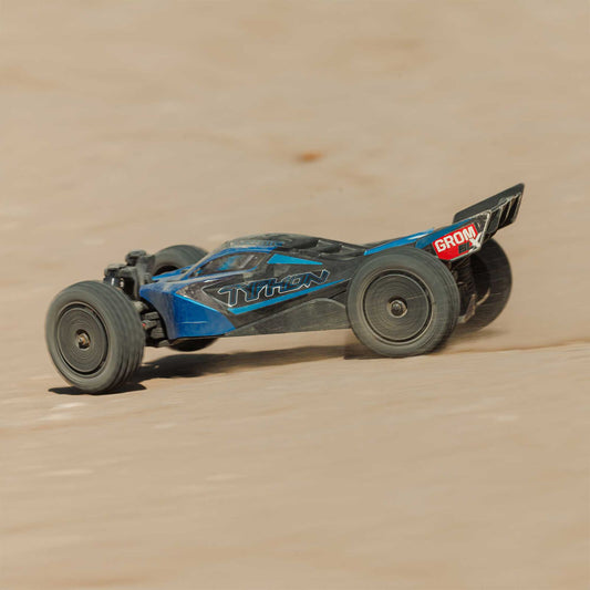 ARA2306ST2 1/14 TYPHON GROM 223S DSC 4X4 RTR Brushless Buggy, Blue (Battery & Charger Included)