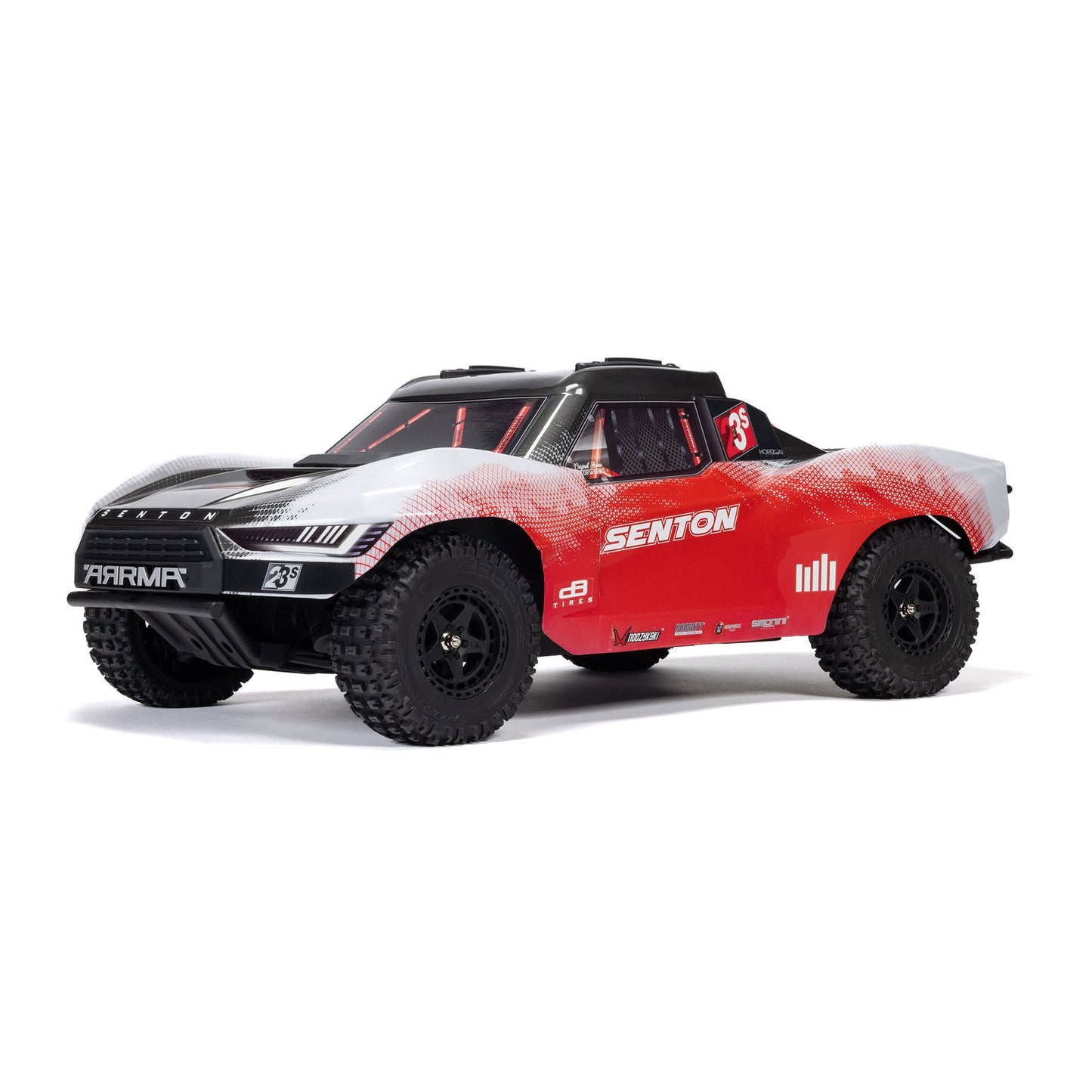 ARA4303V4T2 1/10 SENTON 223S DSC 4X4 RTR Brushless Short Course Truck, Red