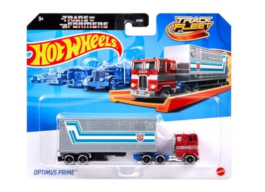 HotWheels Fleet Track Transformers Optimus Prime HE