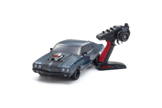 34494T1 1:10 Scale RC EP 4WD FAZER Mk2 FZ02L VE Series readyset 1970 Chevy® Chevelle® Supercharged VE Dark Blue