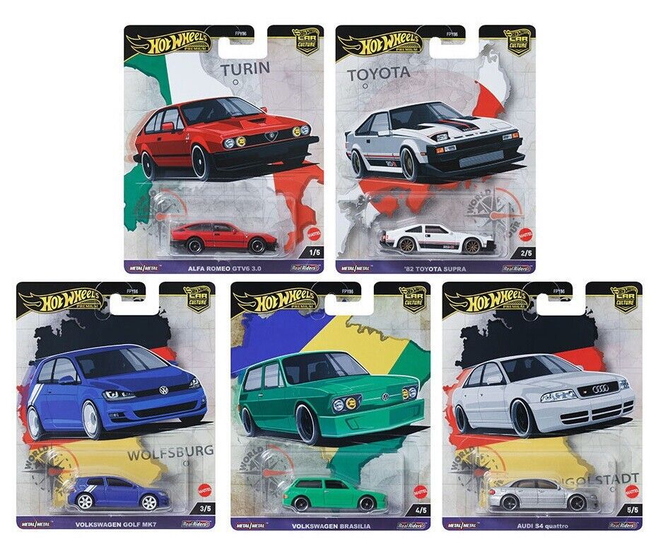 HotWheels Premium Car Culture World Tour Full Set HE