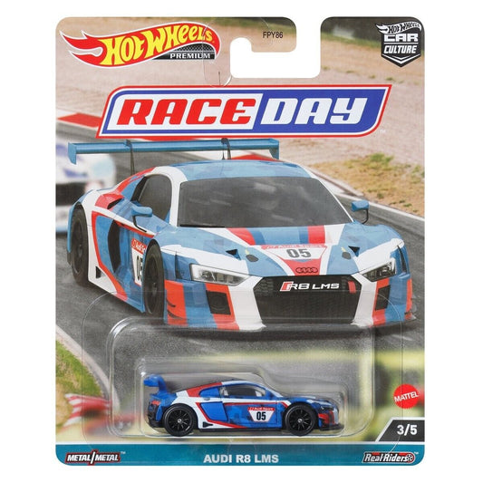 HotWheels Premium Car Culture Race Day Audi R8 LMS HE
