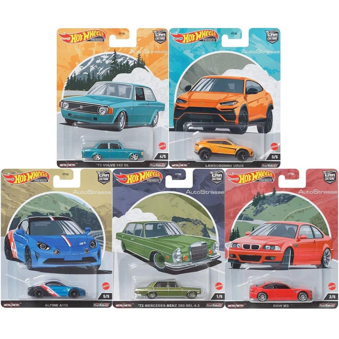 HotWheels Premium Car Culture AutoStrasse Full Set HE