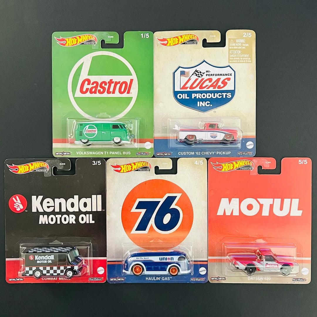 HotWheels Premium Car Culture Vintage Oil Full Set HE