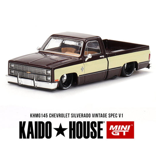 Kaido House //145 Chevrolet Silverado KAIDO Vintage Spec V1 Two-Tone Brown Cream KHMG145