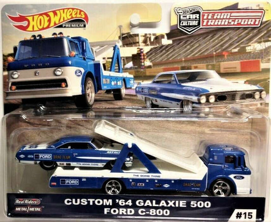 HotWheels Premium Car Culture Custom ‘64 Galaxie 500 & Ford C-800 HE