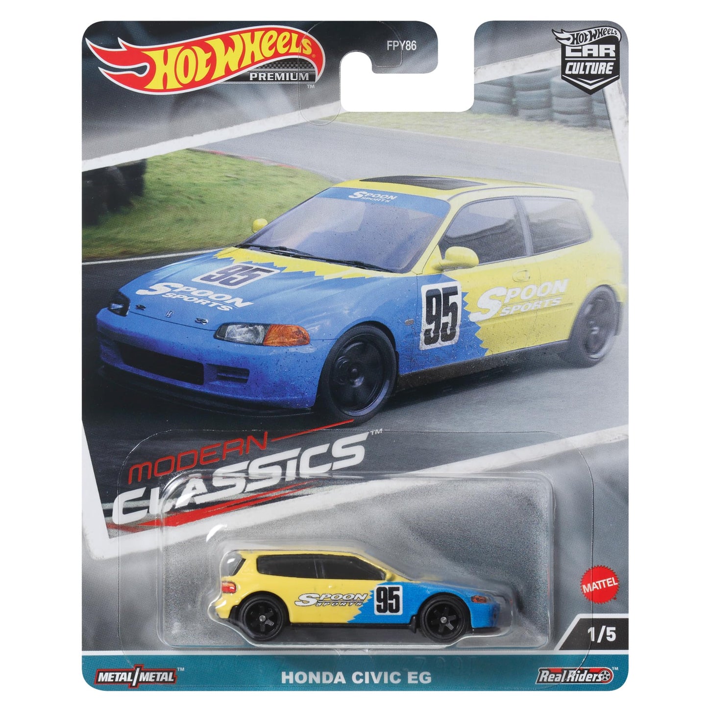 HotWheels Premium Car Culture Modern Classics Honda Civic EG HE